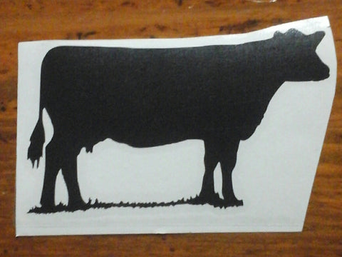 Decal 24a/Vinyl - (S) Cow- 3.5”x 2